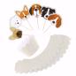 Preview: Hunde Muffinbanderole mit Picker - ECO Friendly